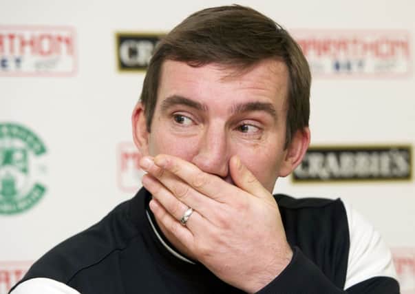 Hibs manager Alan Stubbs reckons that talented young players in England could find themselves looking elsewhere for a break. Picture: SNS