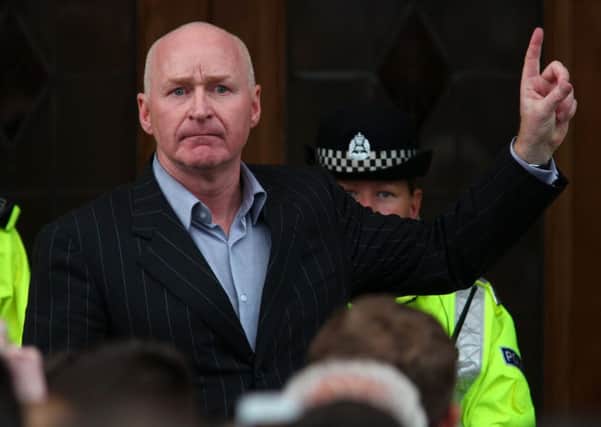 John Brown is set to lead a fresh protest outside of Ibrox this Friday. Picture: SWNS