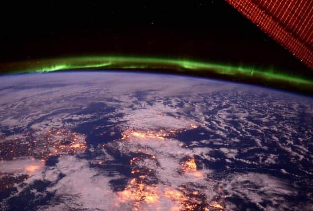 The Northern Lights above Scotland. Picture: Twitter/AstroTerry