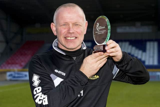 John Hughes: Manager of the month for January. Picture: SNS