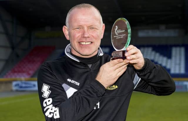 John Hughes: Manager of the month for January. Picture: SNS