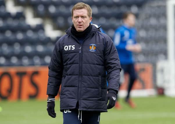 Kilmarnock interim manager Gary Locke prepares his side for their weekend tie with Dundee Utd. Picture: SNS
