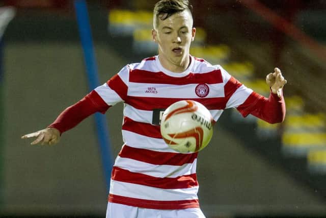 Louis Longridge learned his trade in Junior football. Photograph: Craig Foy/SNS