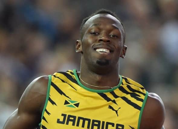 Usain Bolt  Virgin Media ads play on speed. Picture: Ian Rutherford