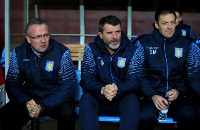 Scott Marshall, right, will lead Aston Villa in tomorrows FA Cup clash. Picture: PA