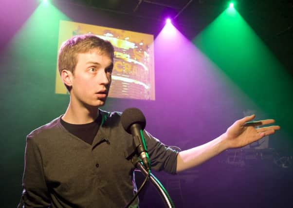 Kieran Hurley in The Arches 2013 Edinburgh Fringe production Beats. Picture: Niall Walker