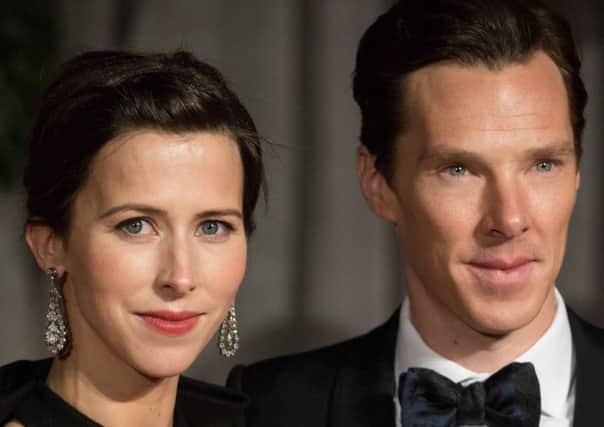 Sophie Hunter and Benedict Cumberbatch. Picture: PA