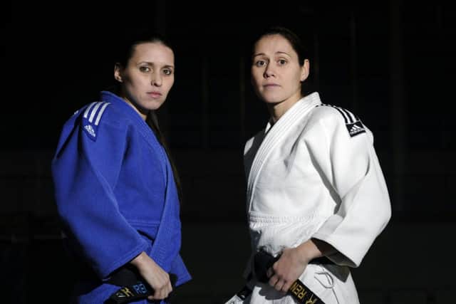 Kimberley and Louise Renilks pictured in February to promote the European Judo Championships - a competition that will no longer take place in Glasgow. Picture: John Devlin
