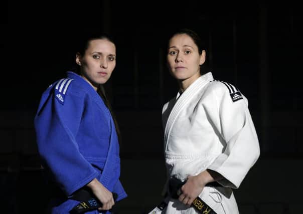 Kimberley and Louise Renilks pictured in February to promote the European Judo Championships - a competition that will no longer take place in Glasgow. Picture: John Devlin