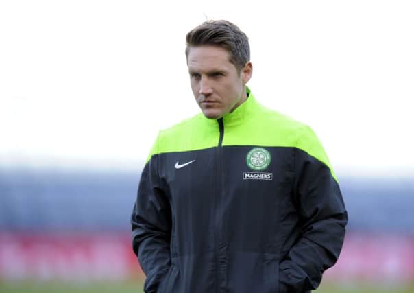Kris Commons looks set to miss the Inter game. Picture: John Devlin