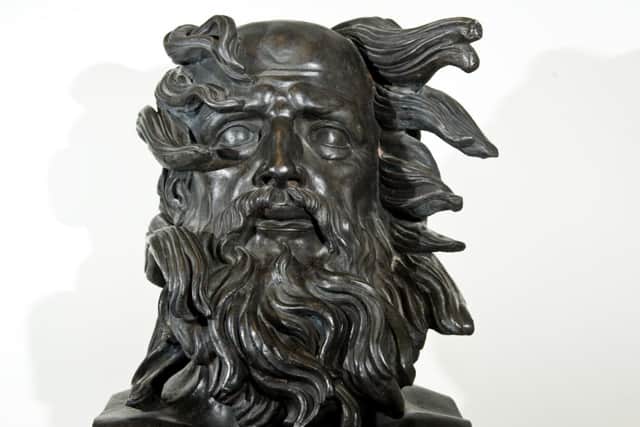 Alexander Stoddart's bronze head of Ossian. Picture: TSPL