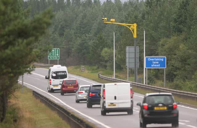 Stretches of the A9 covered by the average speed cameras have seen a big drop in deaths. Picture: Peter Jolly