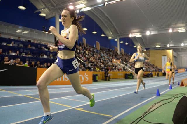 Laura Muir was one of four Scots to bring home gold from the British Indoor Championships. Picture: Getty