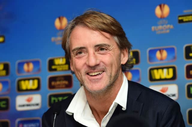 Inter manager Roberto Mancini speaks ahead of his side's Europa League clash against Celtic. Picture: SNS