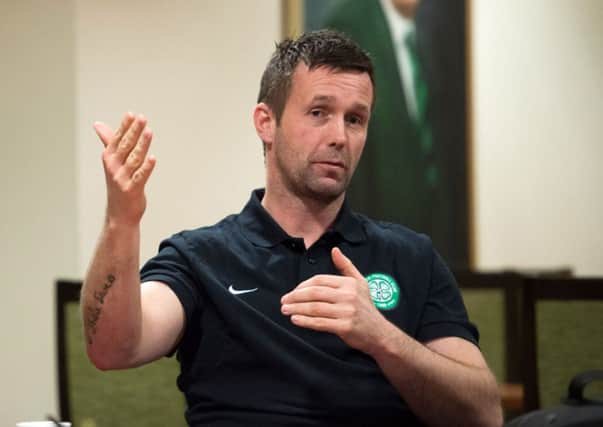 Celtic manager Ronny Deila speaks to the press ahead of his side's upcoming UEFA Europa League fixture against Inter Milan. Picture: SNS