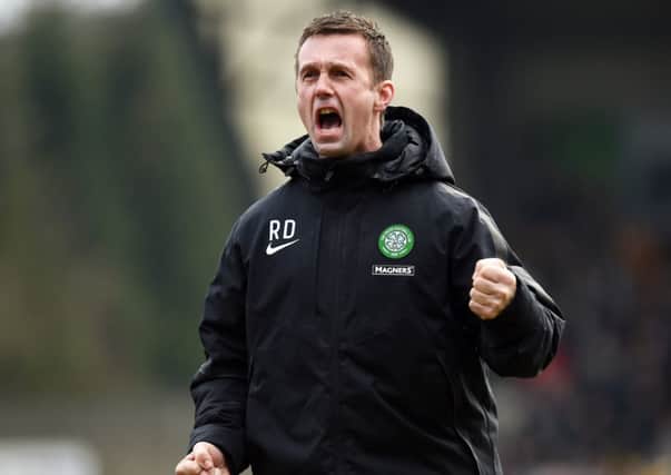 Celtic manager Ronny Deila is hoping to unleash the Ronny roar tonight. Picture: SNS