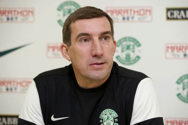 Alan Stubbs is envious of his Berwick counterpart but happy in dugout. Picture: SNS