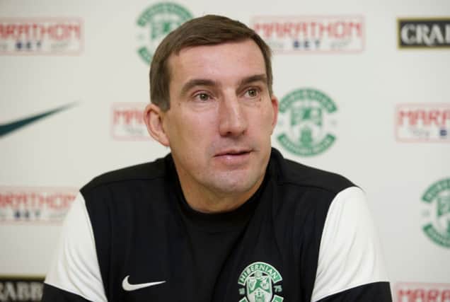 Alan Stubbs is envious of his Berwick counterpart but happy in dugout. Picture: SNS
