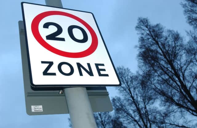 Edinburgh city councils move to extend 20mph limits has hit yet another raw nerve with drivers. Picture: Cate Gillon