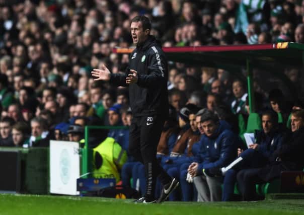 Ronny Deila thinks Celtic have a great chance at the San Siro. Picture: Getty