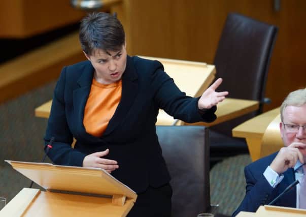 Ruth Davidson said her party, which currently only has one MP in Scotland, would be ruthless in targeting seats in the run-up to May 7. Picture: TSPL