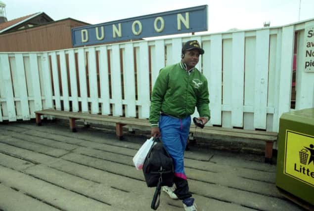 An American sailor at Dunoon on this day in 1992. Picture: TSPL