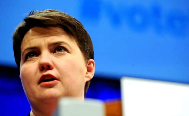 Ruth Davidson is a strong leader, but on a party struggling for relevance. Picture: Lisa Ferguson