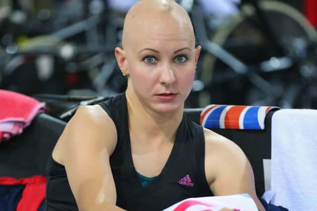 Defending champion Joanna Rowsell finished out of the medals in the individual pursuit. Picture: Getty