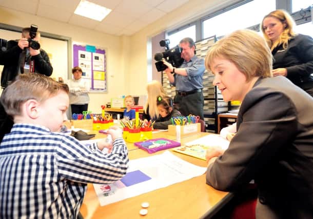 When it comes to schools Sturgeon is trying to learn from others. Picture: Lisa Ferguson