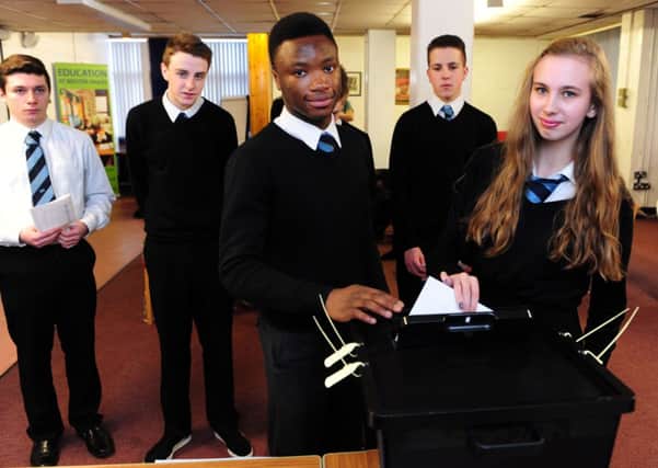 Pupils aged 16 and 17 voted in the referendum on Scottish Independence. Picture: Ian Rutherford