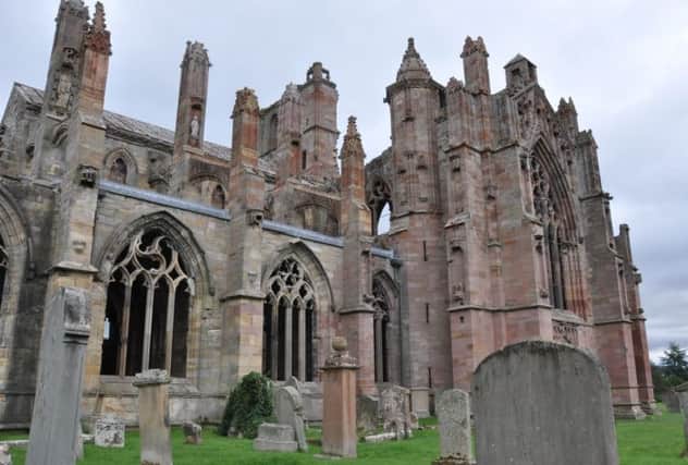 Melrose Abbey, where St Boisil was the second Abbot. Picture: Wiki Commons