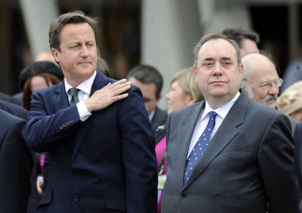 Alex Salmond doesn't see eye to eye with David Cameron over the issue. Picture: Greg Macvean.