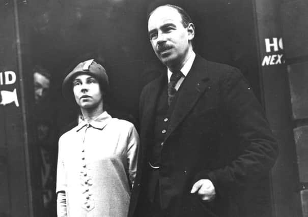 John Maynard Keynes at his 1925 marriage to Russian ballerina Lydia Lopokova. Picture: Getty Images