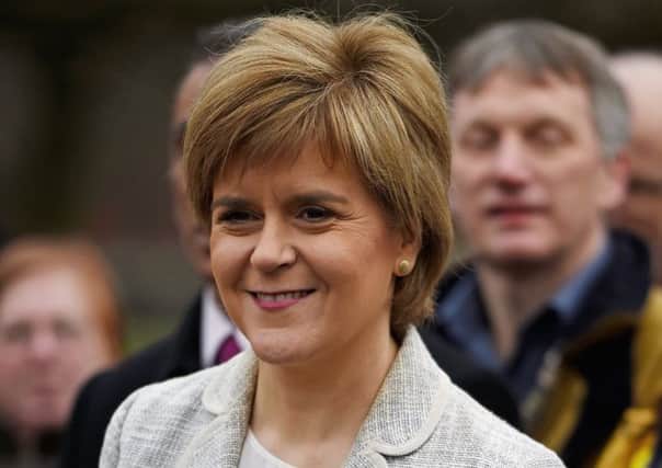 Nicola Sturgeon gave her backing to 50/50 campaign. Picture: Getty