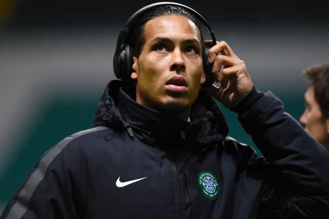 Virgil Van Dijk ahead of the first leg which finished 3-3. Picture: SNS