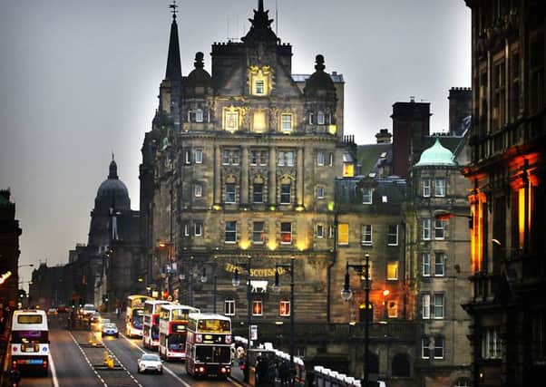 The Scotsman Hotel  where rooms cost around £175 a night  was said to 'require improvement'. Picture: David Moir