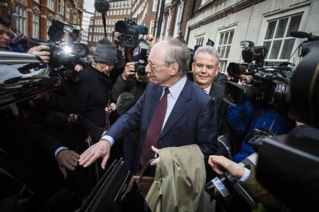 Sir Malcolm Rifkind faces the media, and could now be investigated. Picture: Getty
