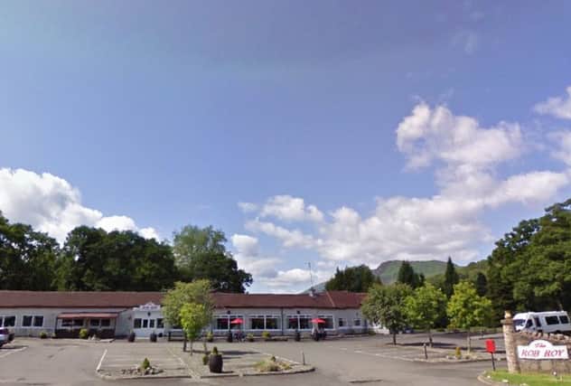 The incident occurred at the Rob Roy hotel in Aberfoyle. Picture: Google Maps