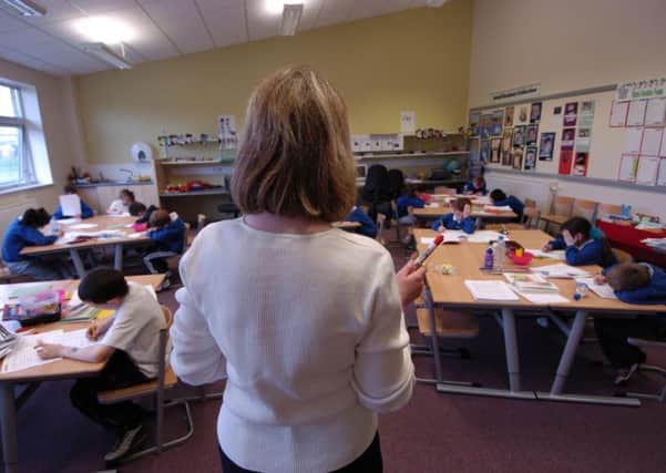 Teacher numbers in Scotland will be protected  with budget cuts coming for councils that allow pre-agreed numbers to fall. Picture: Robert Perry