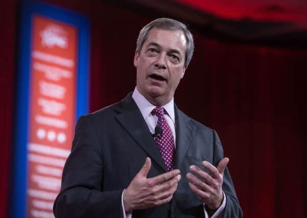 Nigel Farage has received a boost from a poll that suggests he has enough support in his South Thanet constituency to become an MP. Picture: Getty