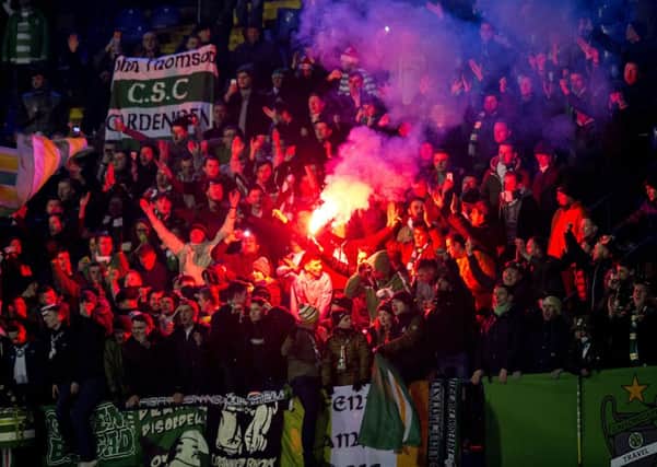 Celtic fans and players have been charged over their conduct against Inter Milan. Picture: SNS