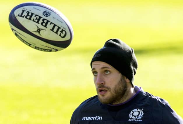 Tommy Seymour prepares for his side's clash with Italy. Picture: SNS
