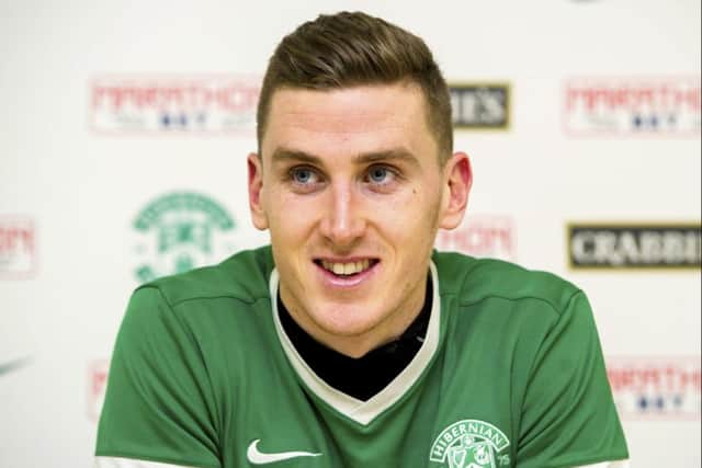 Paul Hanlon talks to the press ahead of his side's upcoming clash against Alloa. Picture: SNS
