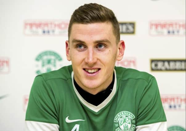Paul Hanlon talks to the press ahead of his side's upcoming clash against Alloa. Picture: SNS