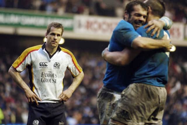Scotland's embarrassing 37-17 defeat to Italy at Murrayfield eight years ago. Picture: Phil Wilkinson