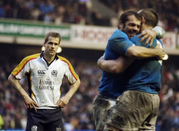 Scotland's embarrassing 37-17 defeat to Italy at Murrayfield eight years ago. Picture: Phil Wilkinson