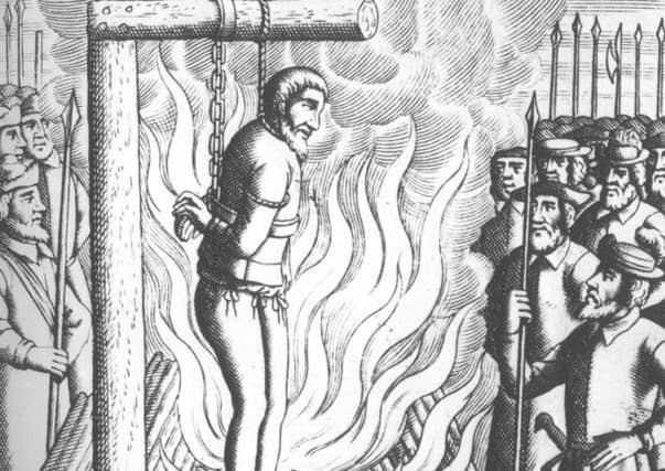 The martyrdom of George Wishart. Picture: CC