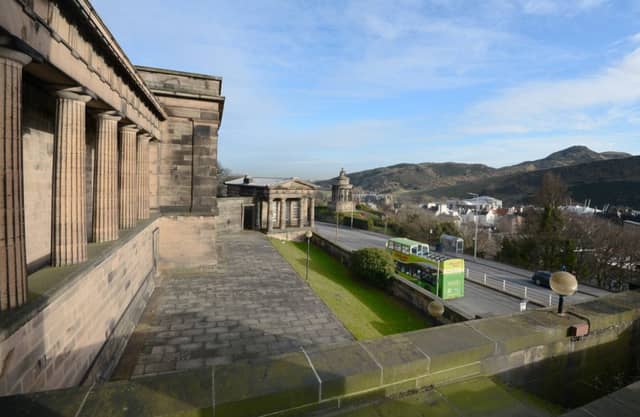 The old Royal High School reopened temporarily for an Edinburgh Art Festival show. Picture: Neil Hanna