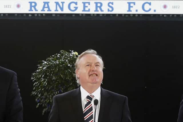 Rangers chairman David Somers has quit Ibrox. Picture: PA