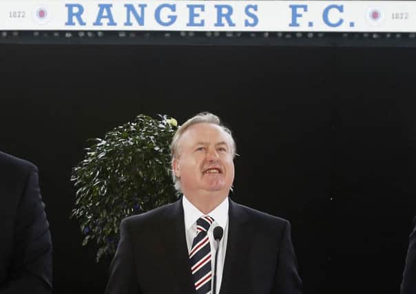 Rangers chairman David Somers has quit Ibrox. Picture: PA